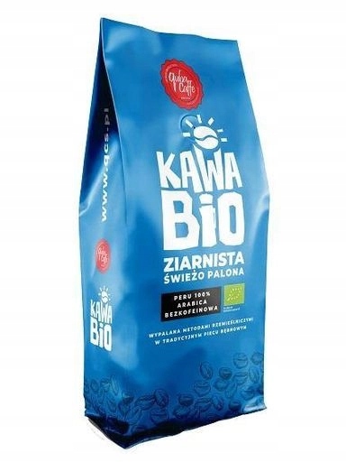 Levně Quba Caffe Káva zrnková, bez kofeinu, arabica 100 % Bio 250 g