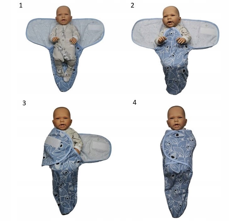 KOKON NIEMOWLĘCY OTULACZ BAWEŁNIANY OCIEPLACZ WRAP Rodzaj dla niemowlaka
