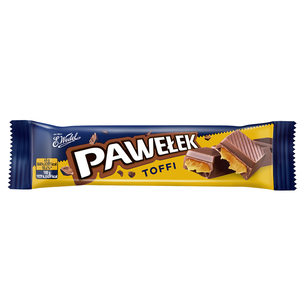 24 x Baton E. Wedel Pawełek Toffi 45 g
