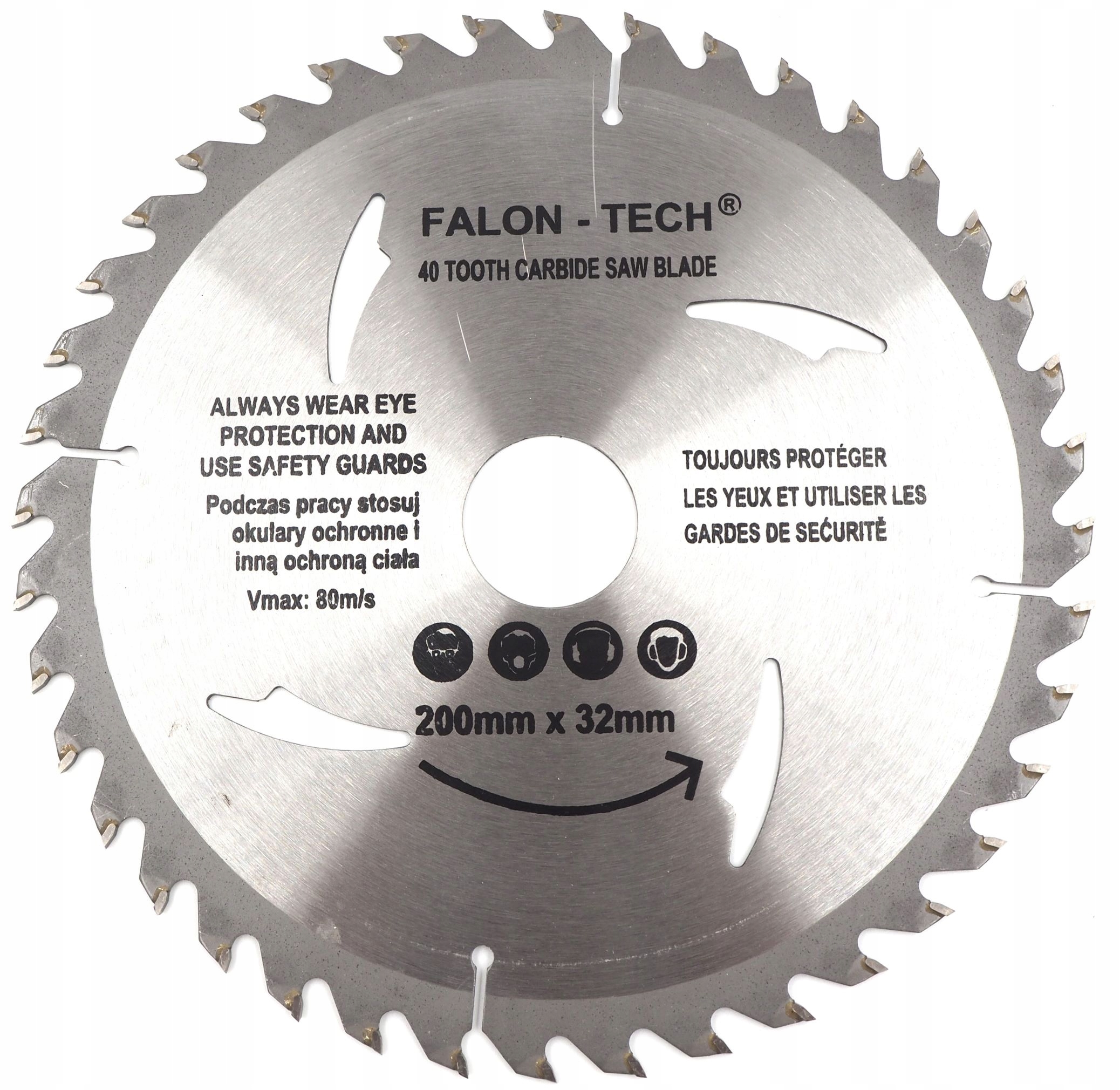 TARCZA WIDIOWA DO DREWNA 200 mm x 32 x 40T WIDIA