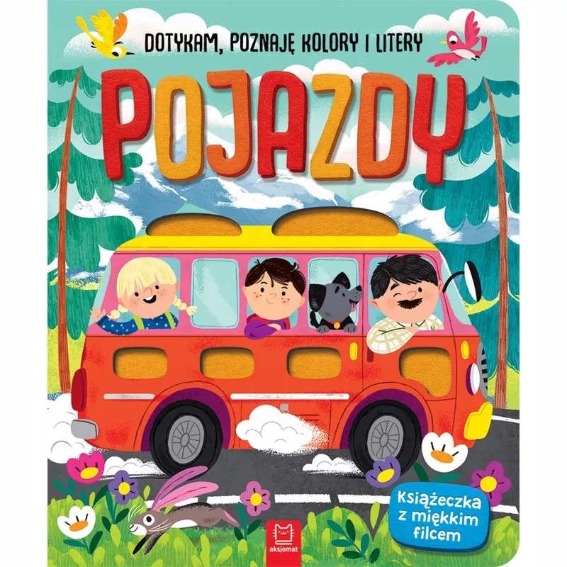 

Pojazdy Książeczka Sensoryczna Dotykam Poznaję