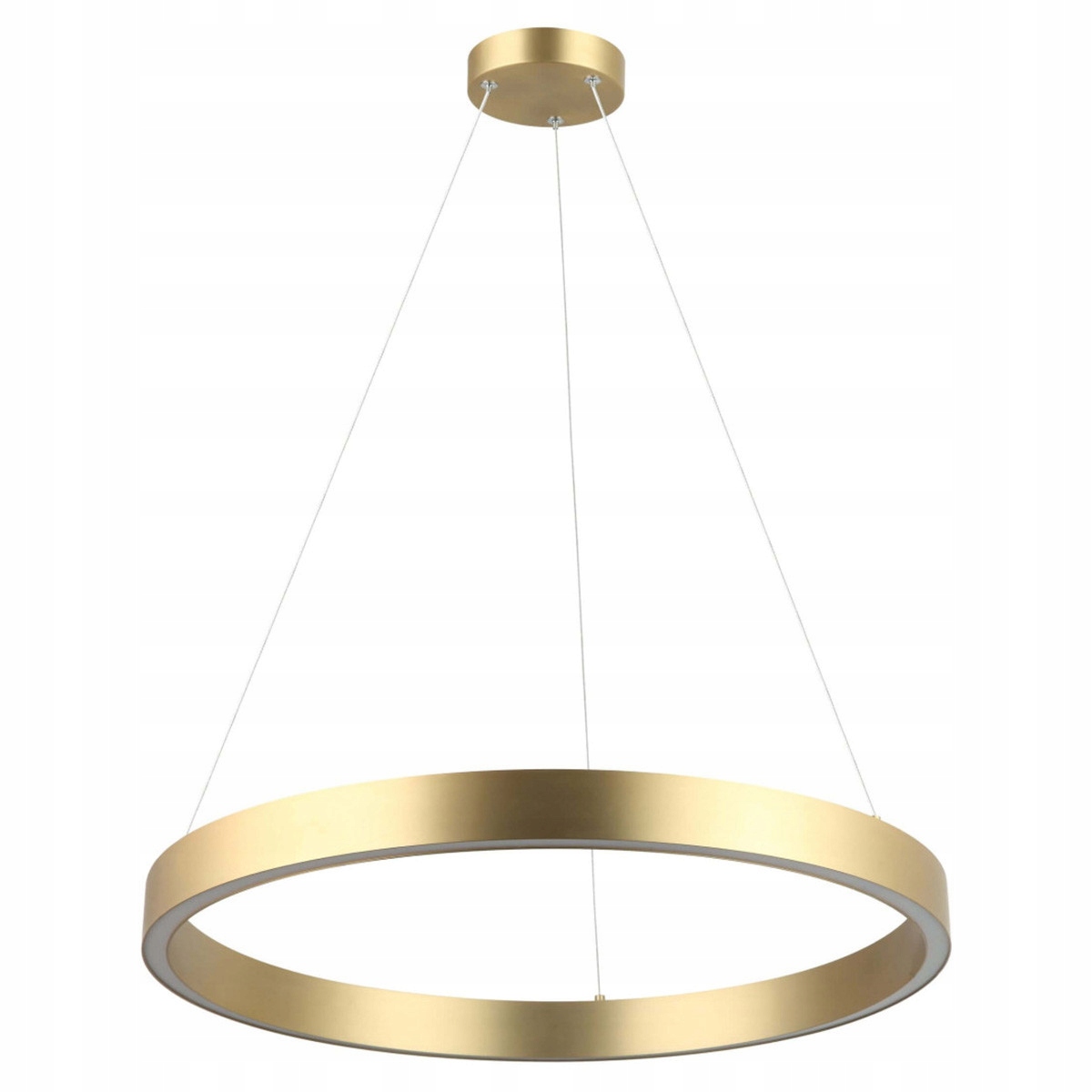 Závěsná lampa Midway Triangle Zlatá Led 35W kulatá 60 cm Teplá Barva 3000K