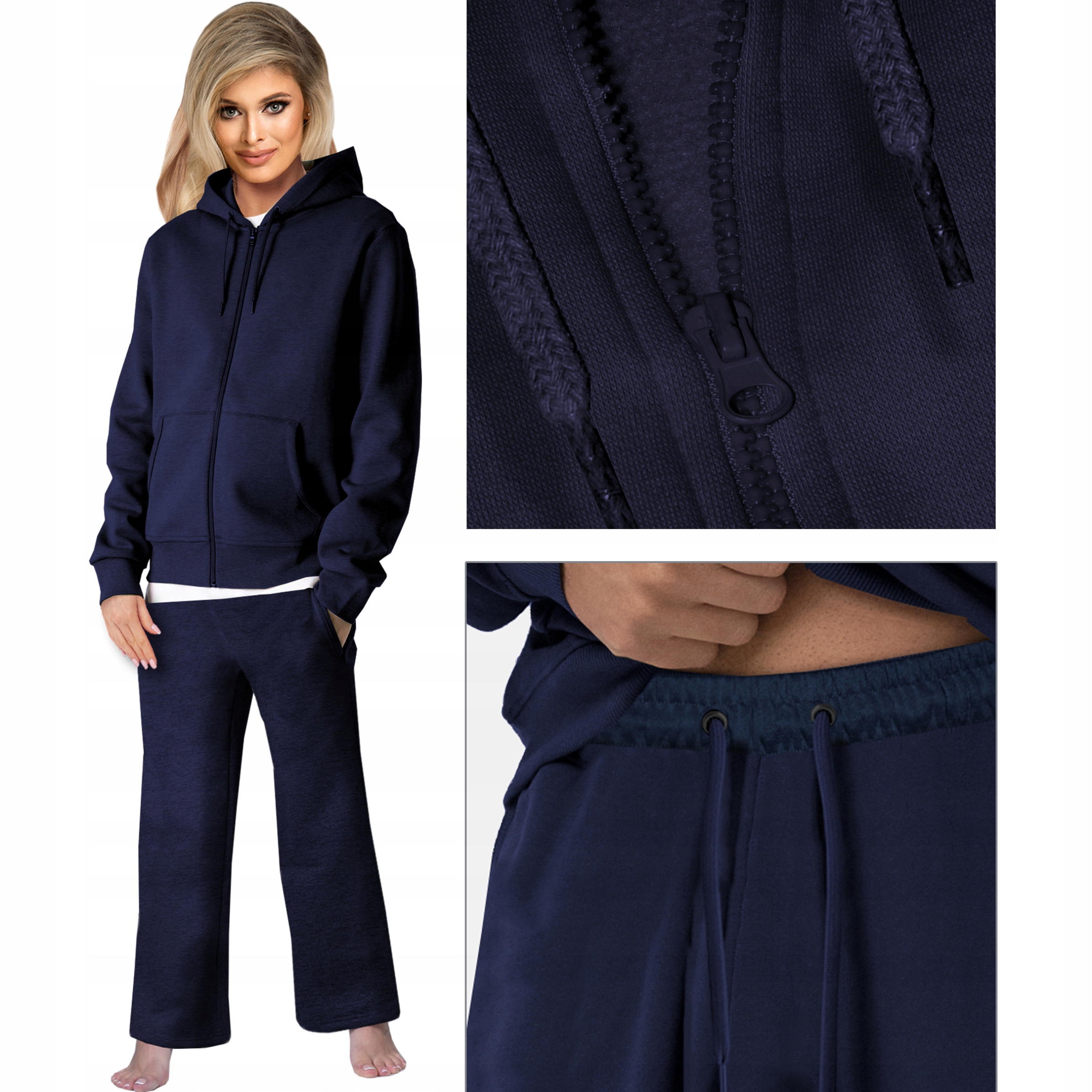 Rf tepláková souprava kapuce expresní šířka nohy teplá Ven/ama hra S