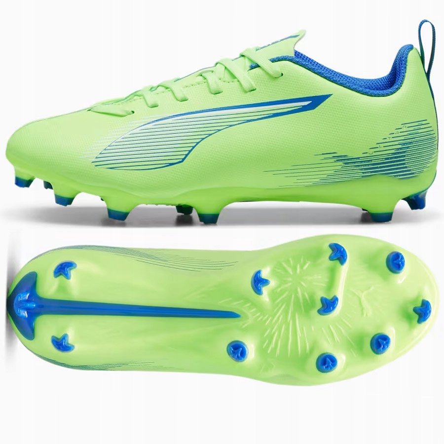 Puma Ultra 5 Play Jr Fg/ag (38) Dětské lankové boty, zelené