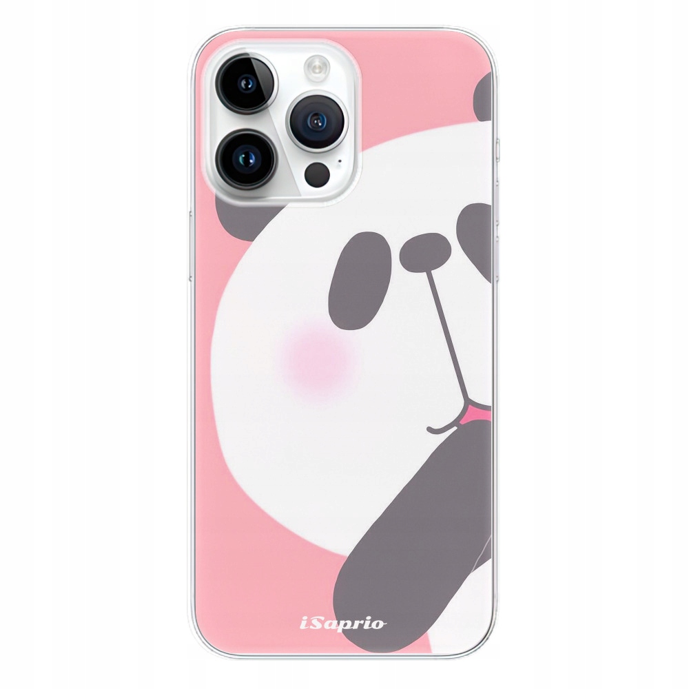 Silikonowe etui iSaprio Panda 01 do iPhone 15 Pro Max