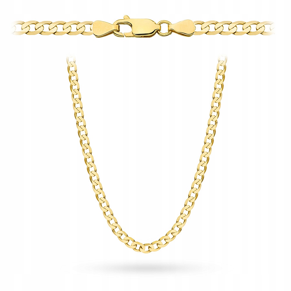 Zlatý řetízek Pancíř hladký 60 cm Gravírování Bonus