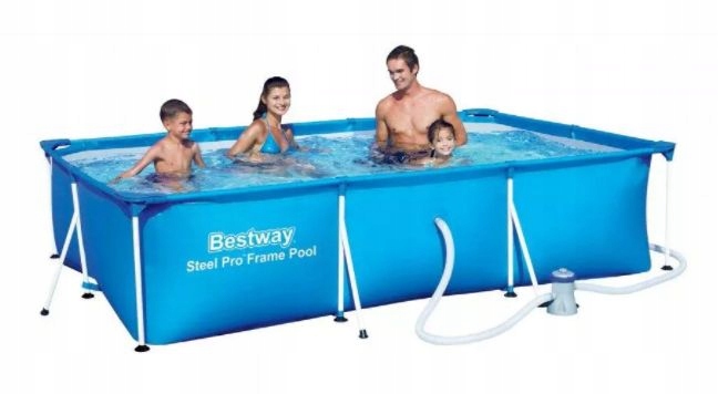 

Basen stelażowy Bestway 300x201x66 56411 Pompa