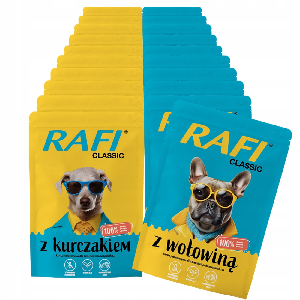 Rafi Classic sáček Mix chutí 20x400g