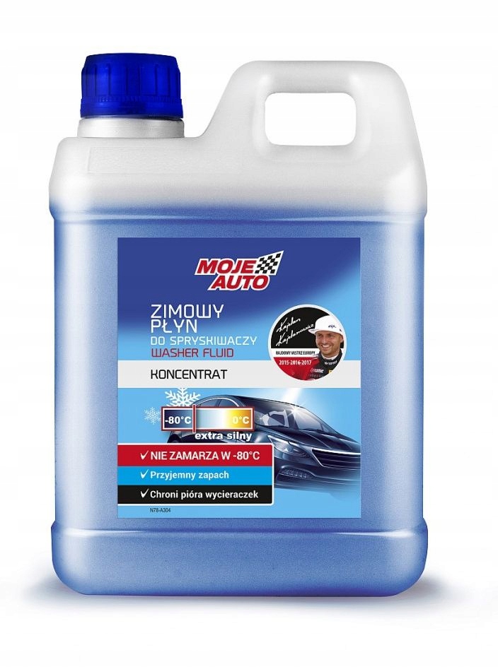 Zimowy płyn koncentrat do -80°C 1 litr MOJE AUTO