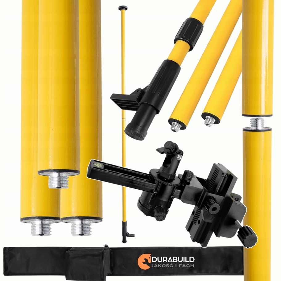 Rozpěrný Stativ, Tyč Pro Laserovou Vodováhu, 365 CM