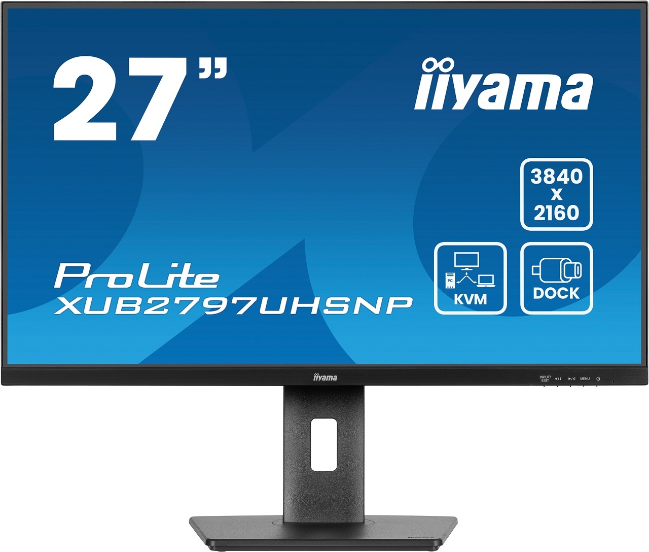 iiyama ProLite/ XUB2797UHSNP-B1/ 27"/ Ips/ 4K Uhd/ 60Hz/ 4ms/ Čierna/ 5R…