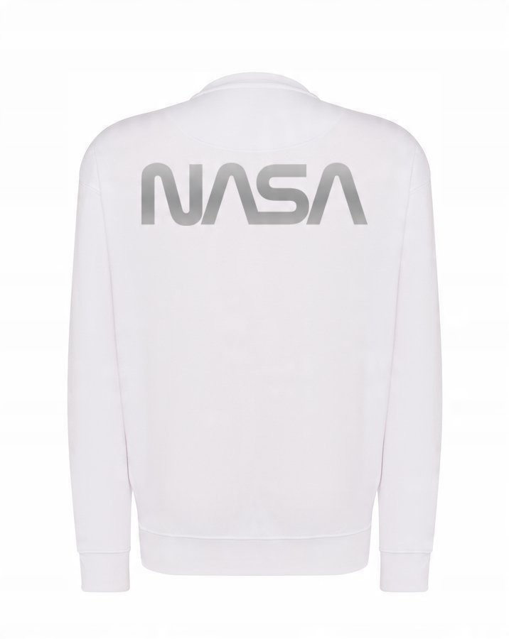 

Bluza Nasa, klasyczna Z Odblaskiem, biała L