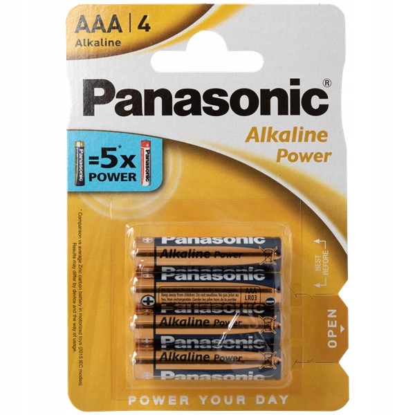

Bateria alkaliczna Panasonic Aaa (R3) 4 szt.