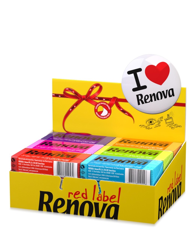 

Chusteczki higieniczne Renova Mix color 18opakowań
