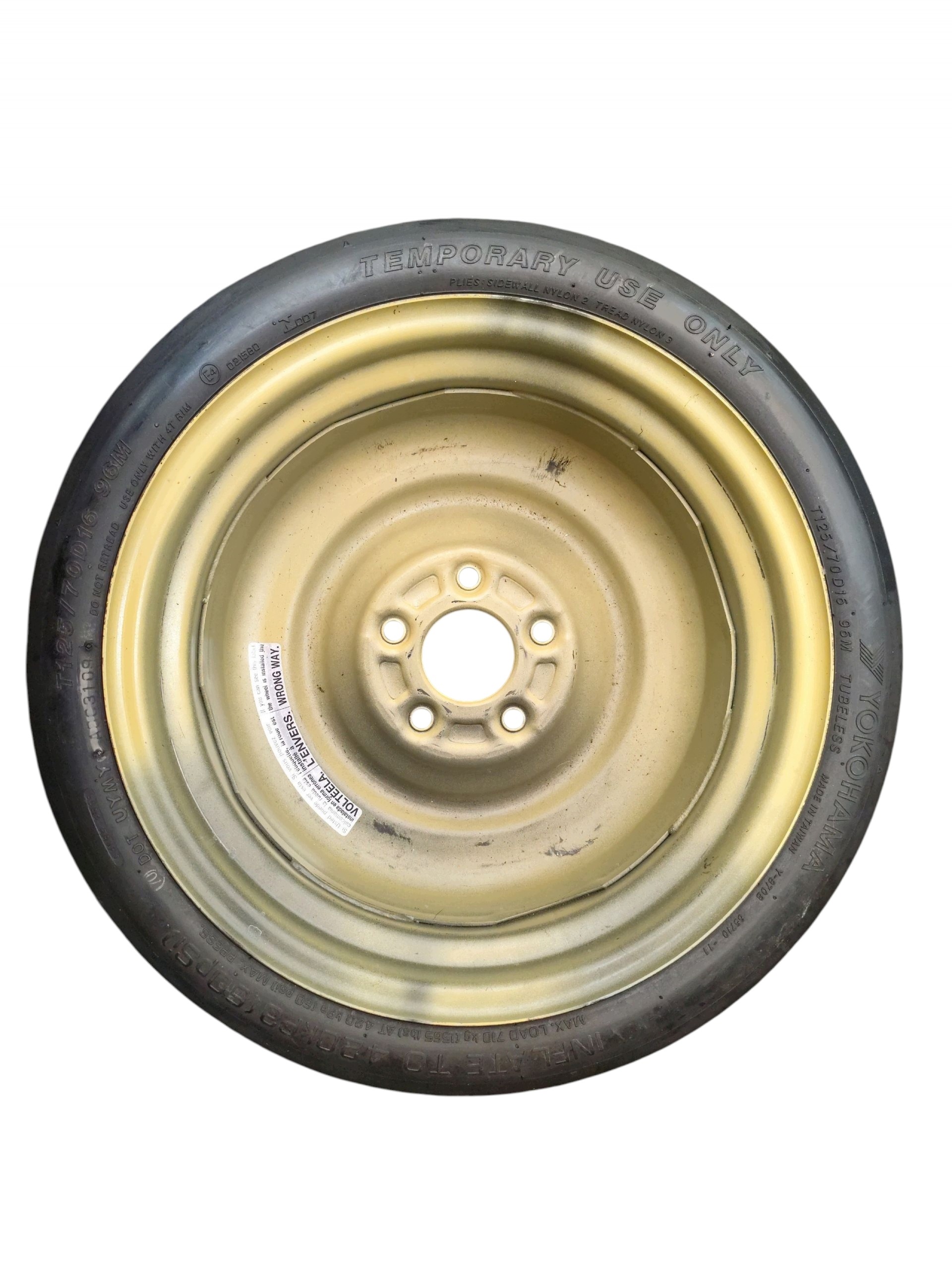 Reifen Rad Notrad Reserverad Notrad 16'' MITSUBISHI LANCER VIII 125/70/16 5X114,3