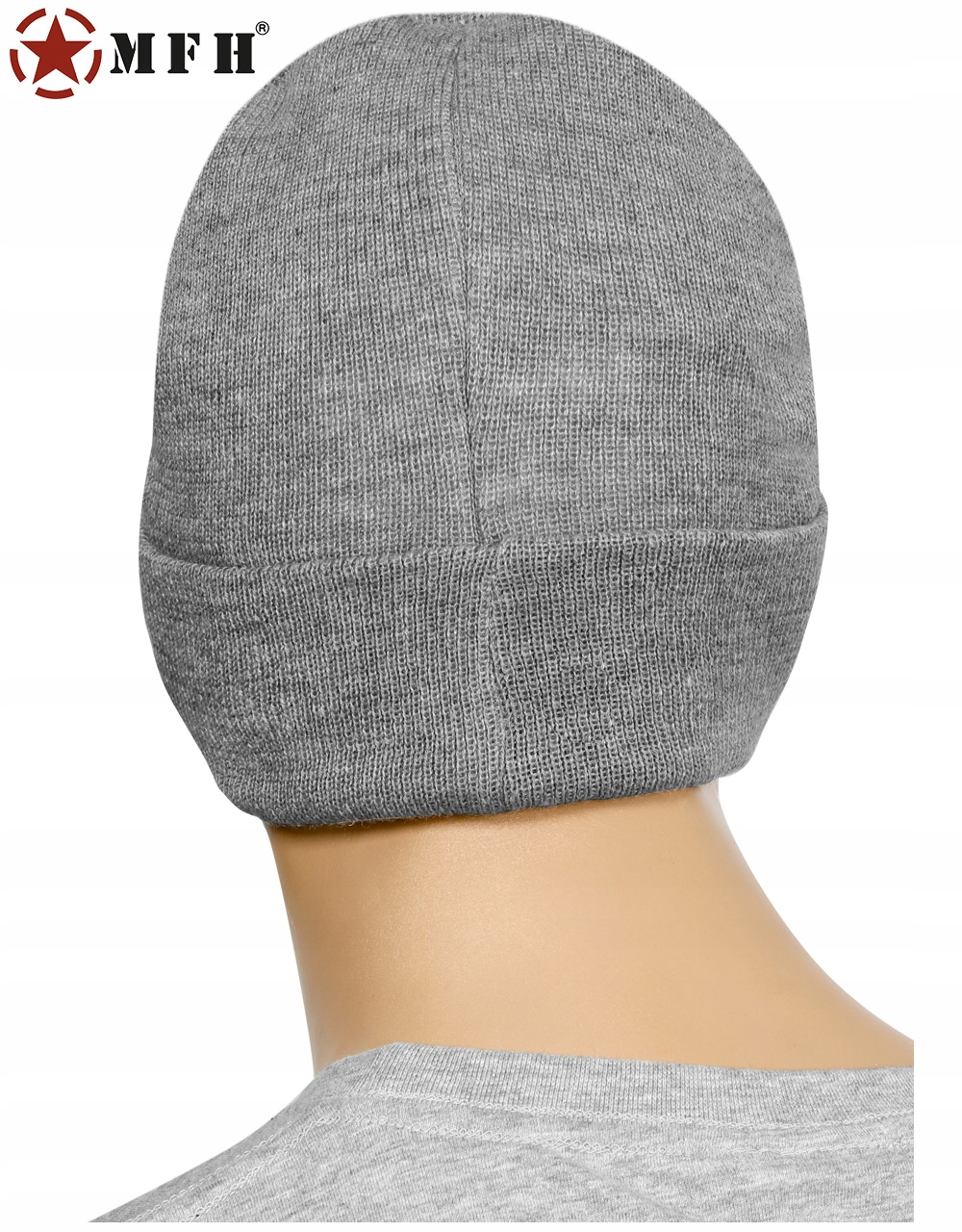 CZAPKA ZIMOWA MĘSKA THINSULATE NA ZIMĘ MFH SZARA Kolor szary