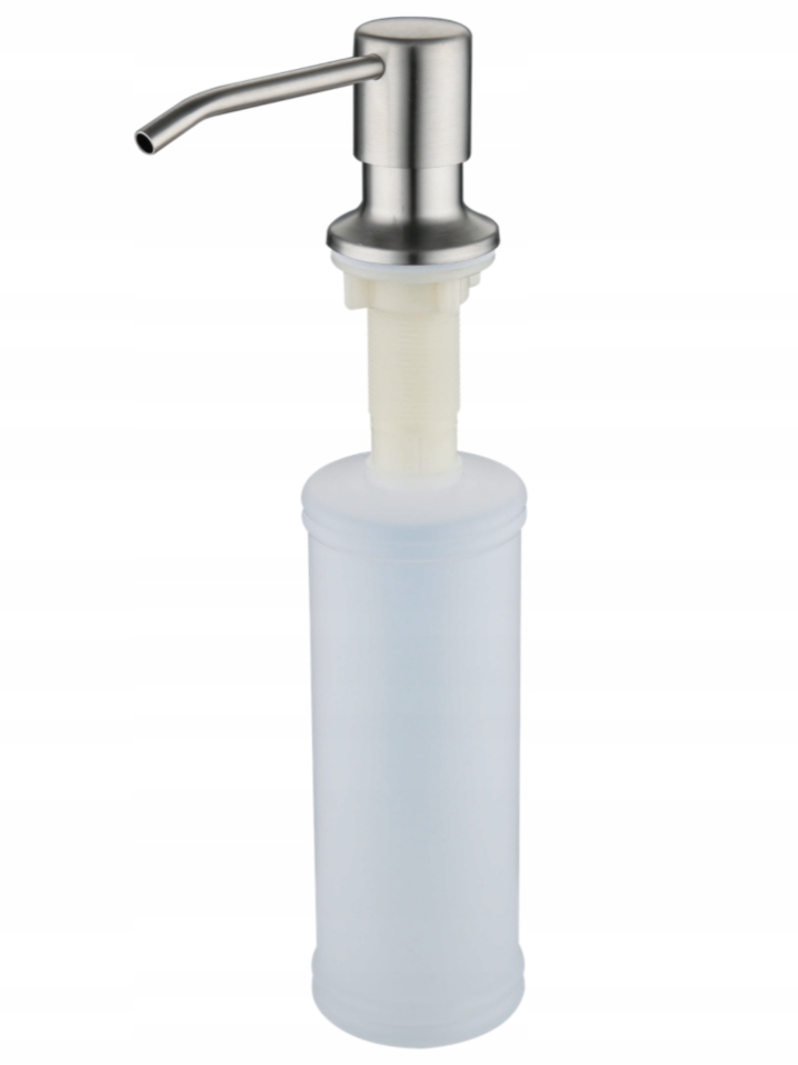 DOZOWNIK z pompką do MYDŁA / PŁYNU do zlewu STAL Pojemność pojemnika 320 ml