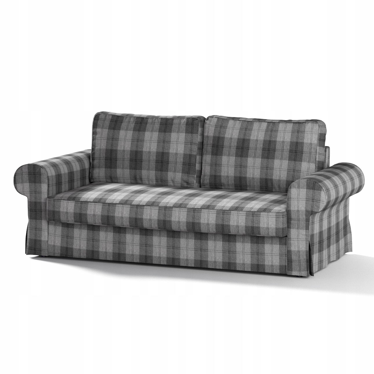 Dekoria potah na rozkládací pohovku Backabro pro 3 osoby Ikea šedý