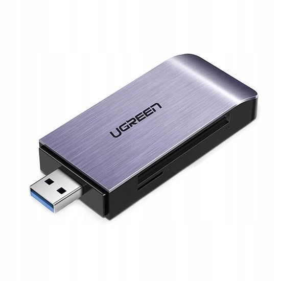 Czytnik kart pamięci Sd micro Sd Cf Ms wtyczka Usb 3.0 szary