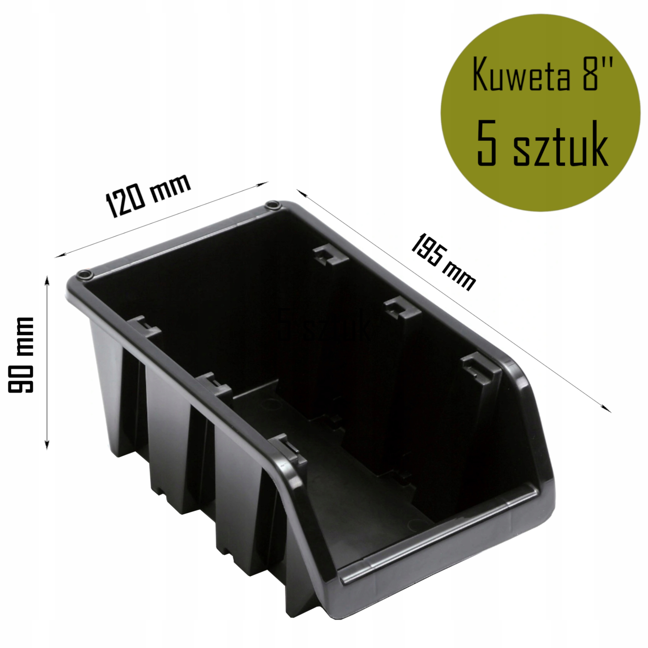 TABLICA ŚCIANKA NARZĘDZIOWA wym. 58x39cm 15 kuwet Marka inna