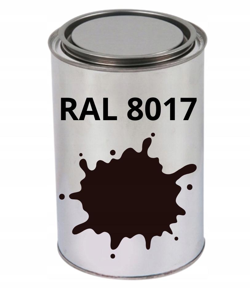 Lakier Akrylowy Ral 8017 Mat Brązowy Czekoladowy Akryl Gotowy Do Użycia 1L
