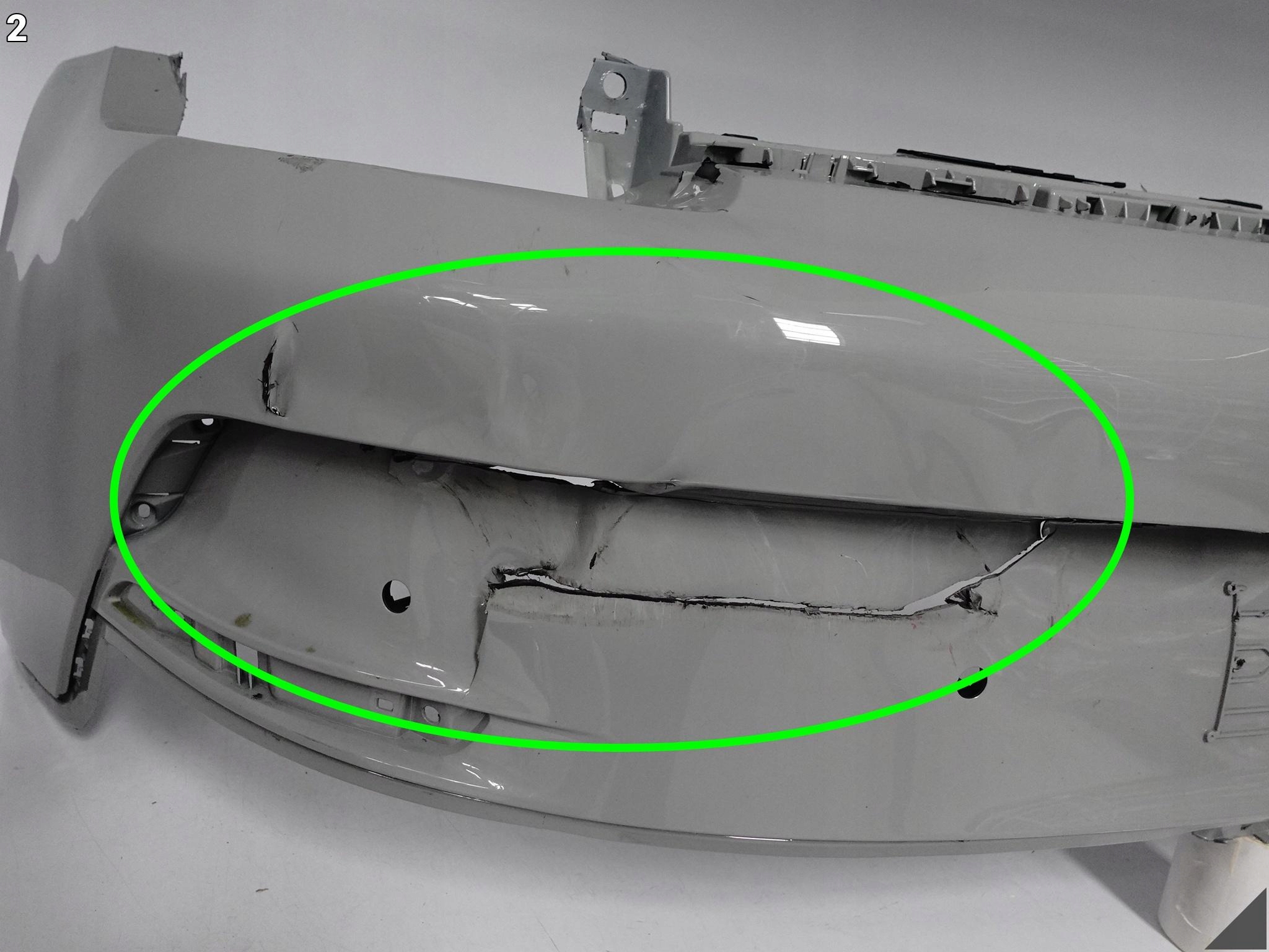 PORSCHE 911 992 GT3 21- bumper BUMPER rear part damaged (PDC)