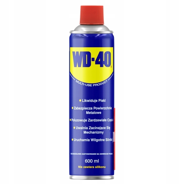 WD-40 Preparat wielofunkcyjny 600ml z aplikatorem Smar Odrdzewiacz