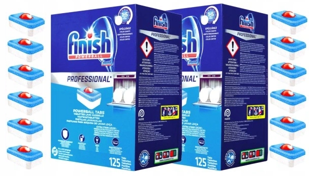 Finish Professional Tablety do myčky 2 x 125 250 kusů