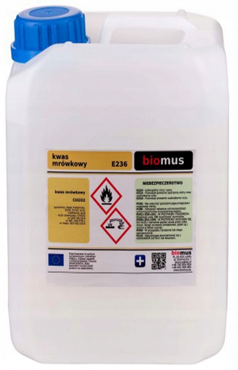

Biomus Kwas mrówkowy 85% CH2O2 5L