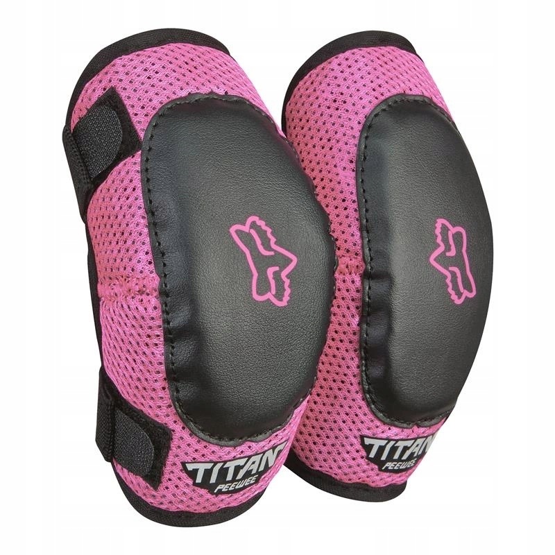 Ochraniacz łokci dziecięce Fox Junior Peewee Titan Black/pink różowy