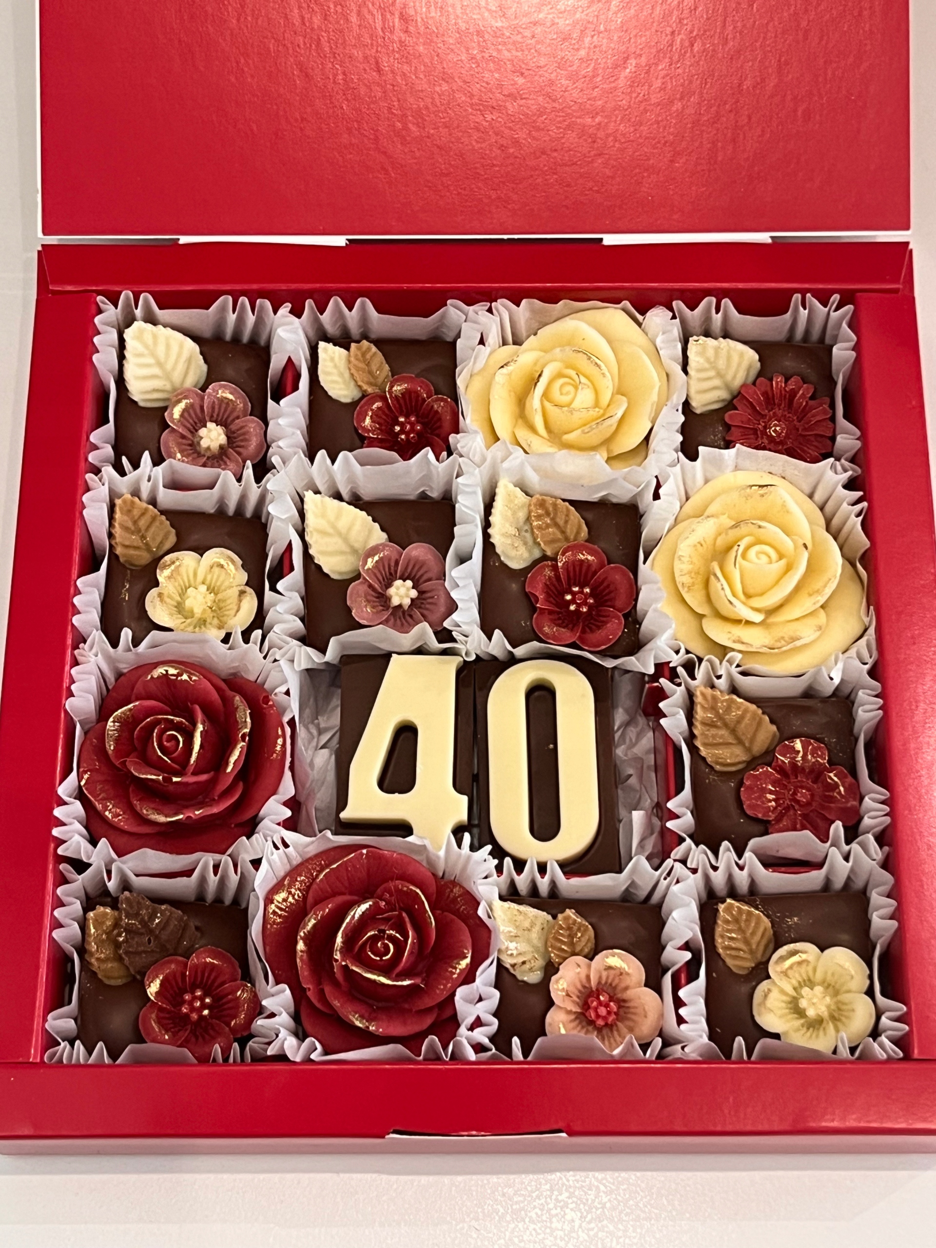 Levně Sada na narozeniny Čokoládové dárky pro dívku ve věku osmnáctky, 50 40 let