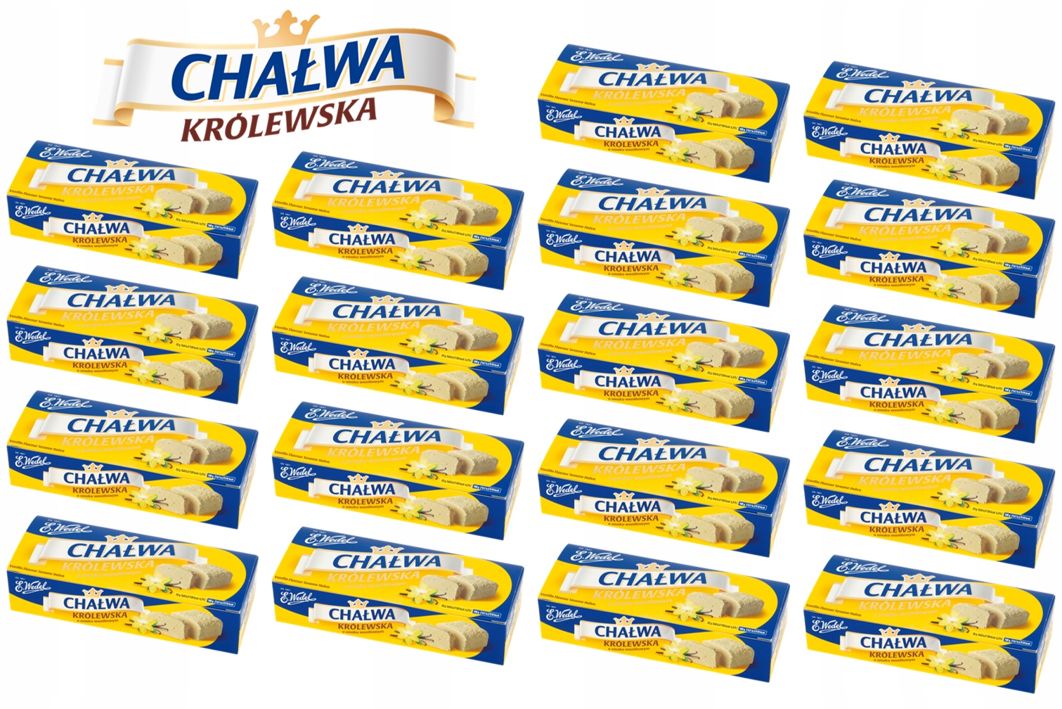 Chałwa Królewska waniliowa 4,5 kg (18 szt. x 250 g) E.Wedel