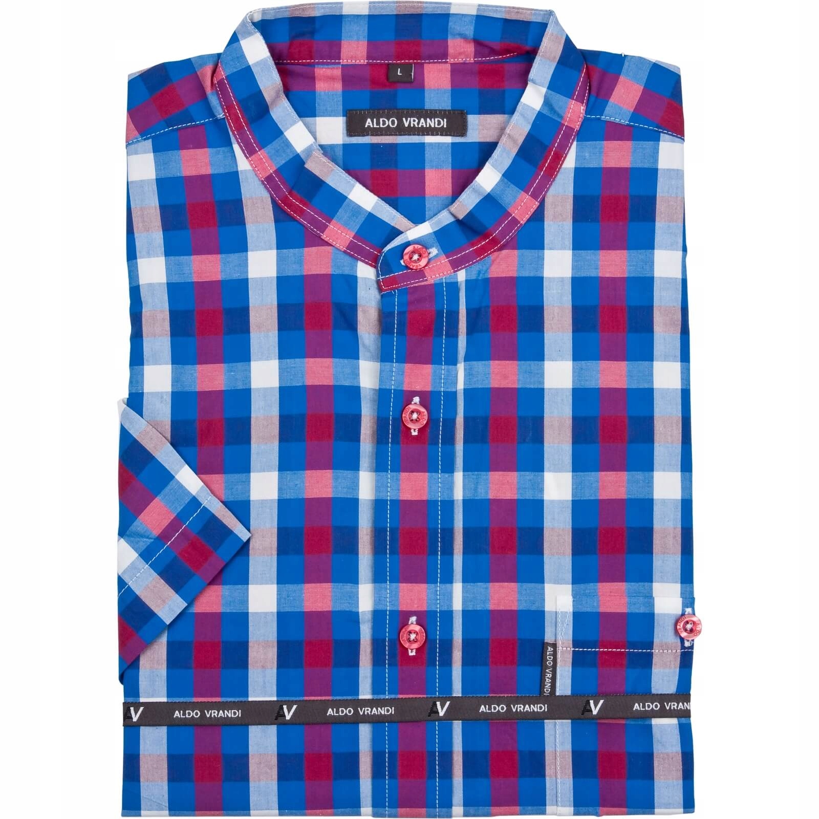 

koszula Aldo Vrandi stójka Baw100%_6XL/52_154