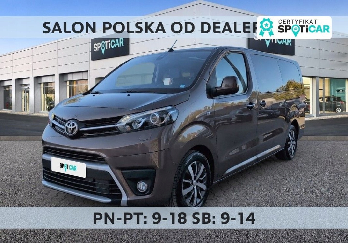 Toyota Proace Verso 2.0 D4-D Long VIP Aut. SalonPL FVat Od Reki Najbogatszy