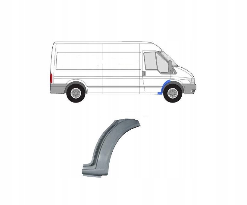 FORD TRANSIT 00 - 06 REPERATURKA BŁOTNIKA PRZÓD PRAWA