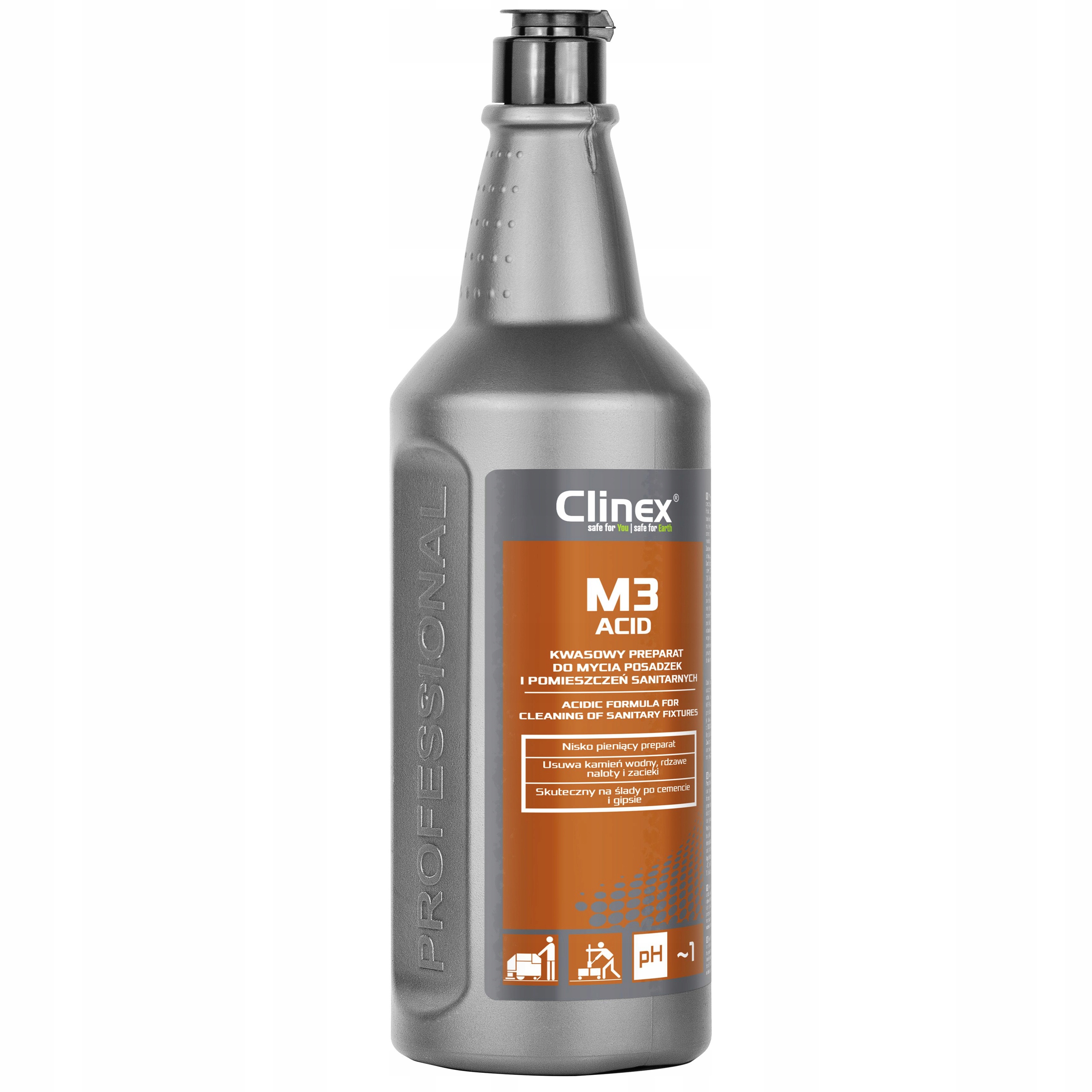 

Płyn do mycia posadzek płytek Clinex M3 Acid 1L