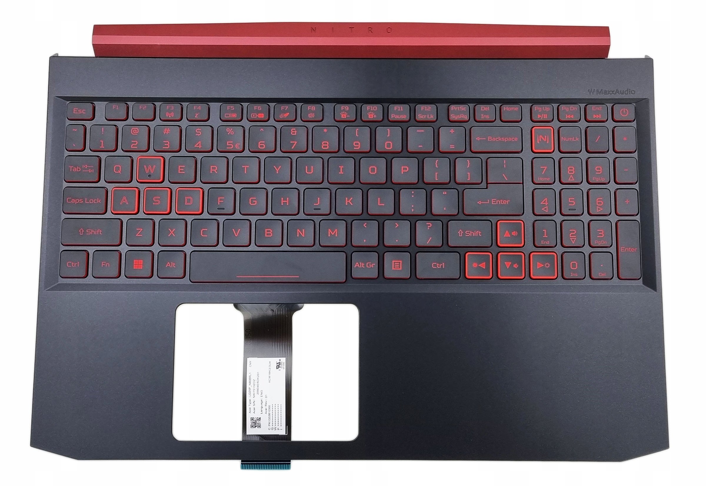 Nové Puzdro Klávesnice Acer Nitro 5 AN515-54 Len Pre GTX1050 GTX1650