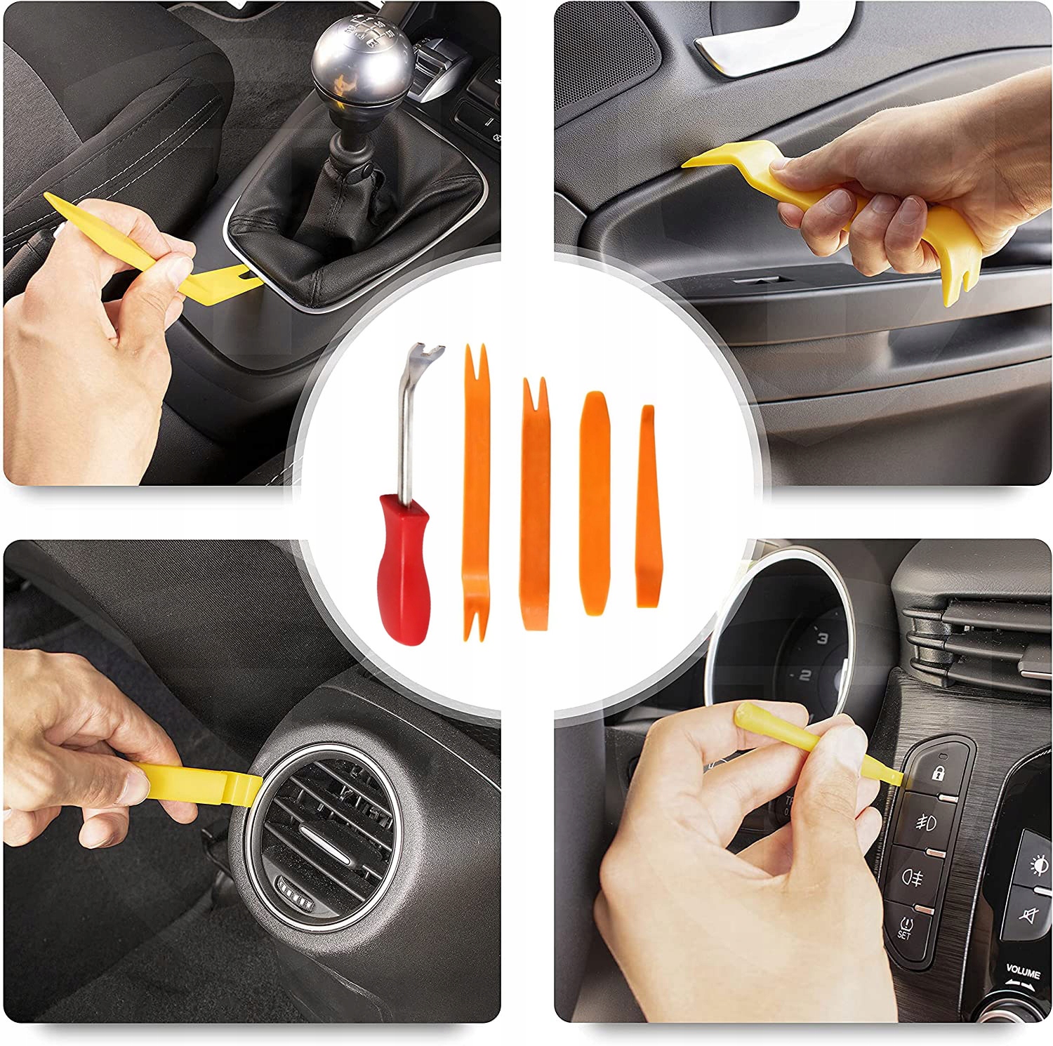 5x ŁOPATKI ŚCIĄGACZE ŁYŻKI DO DEMONTAŻU TAPICERKI Marka ET