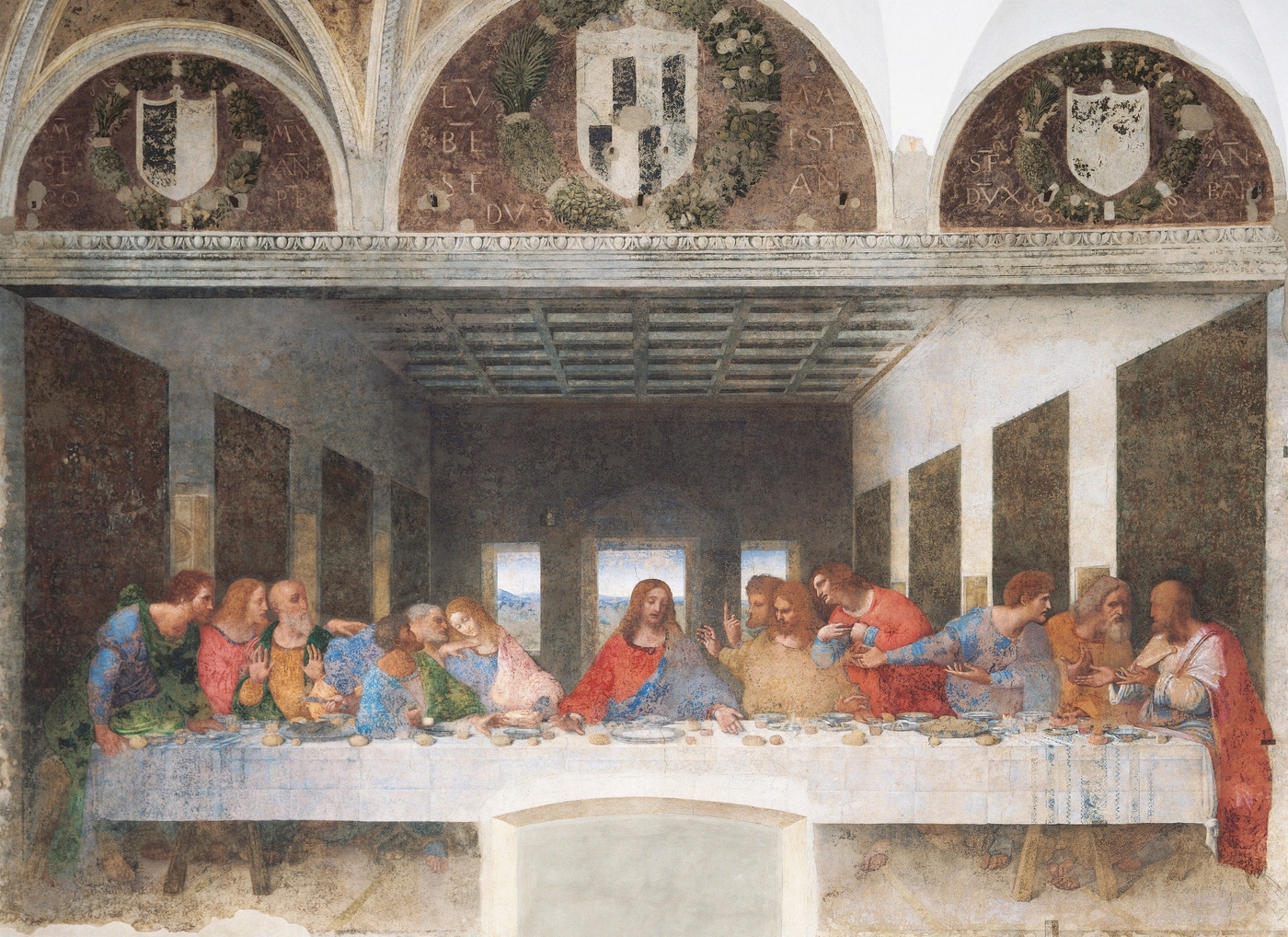 PUZZLE 1000 el. LEONARDO OSTATNIA WIECZERZA OBRAZ