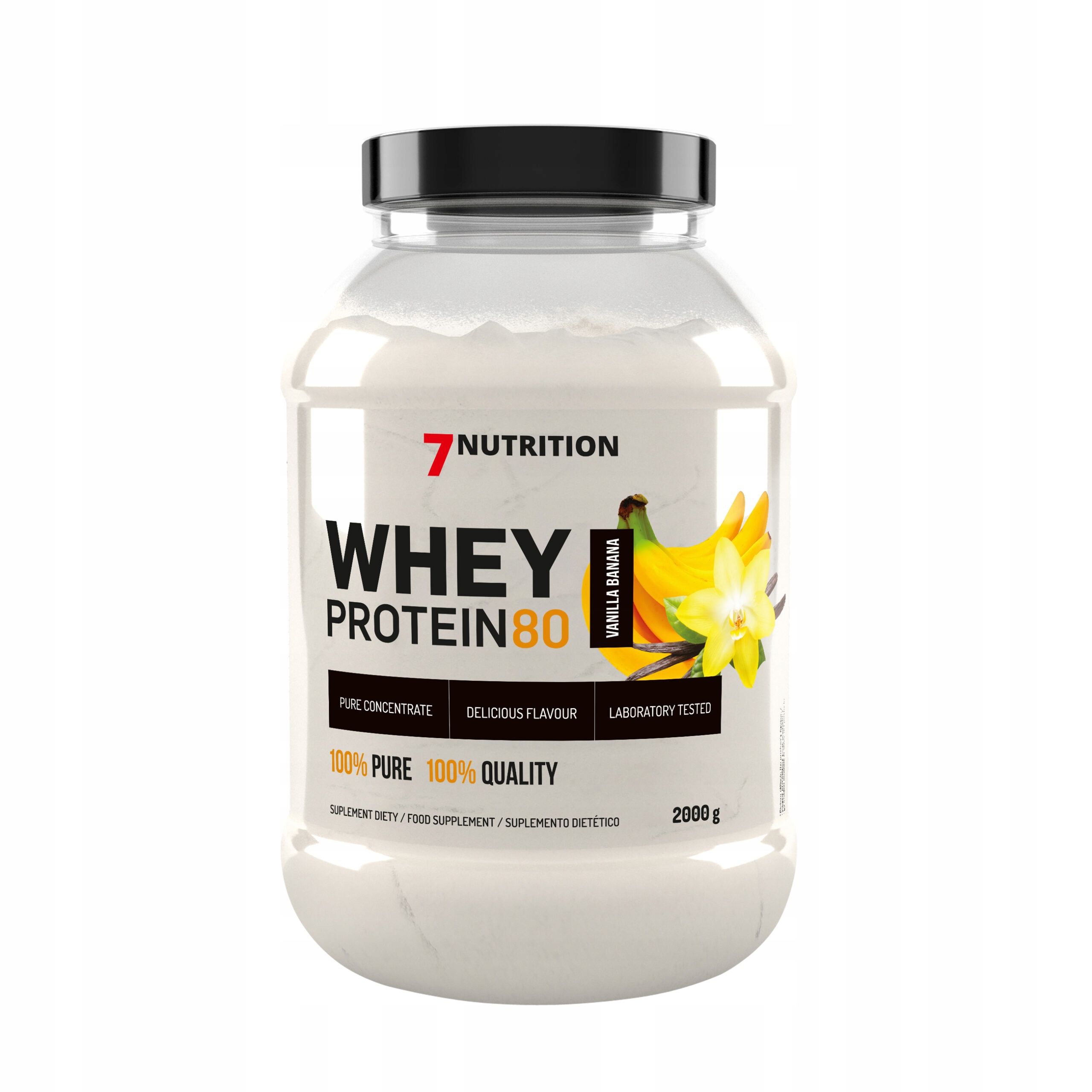7NUTRITION Whey Protein 80 2000 g Wpc Protein
