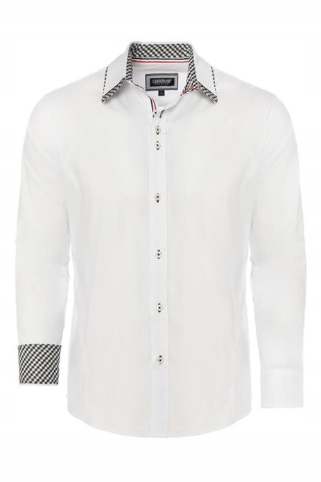 Elegantní Bílá Pánská Košile Exclusive L