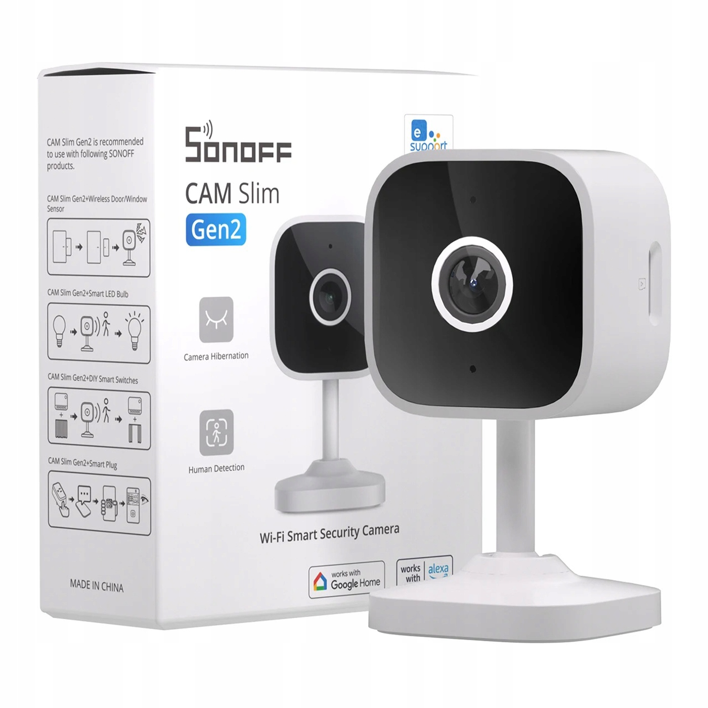 Domácí kamera WiFi 1080P Detekce lidí Ai Audio Soukromý režim Noc Full Hd