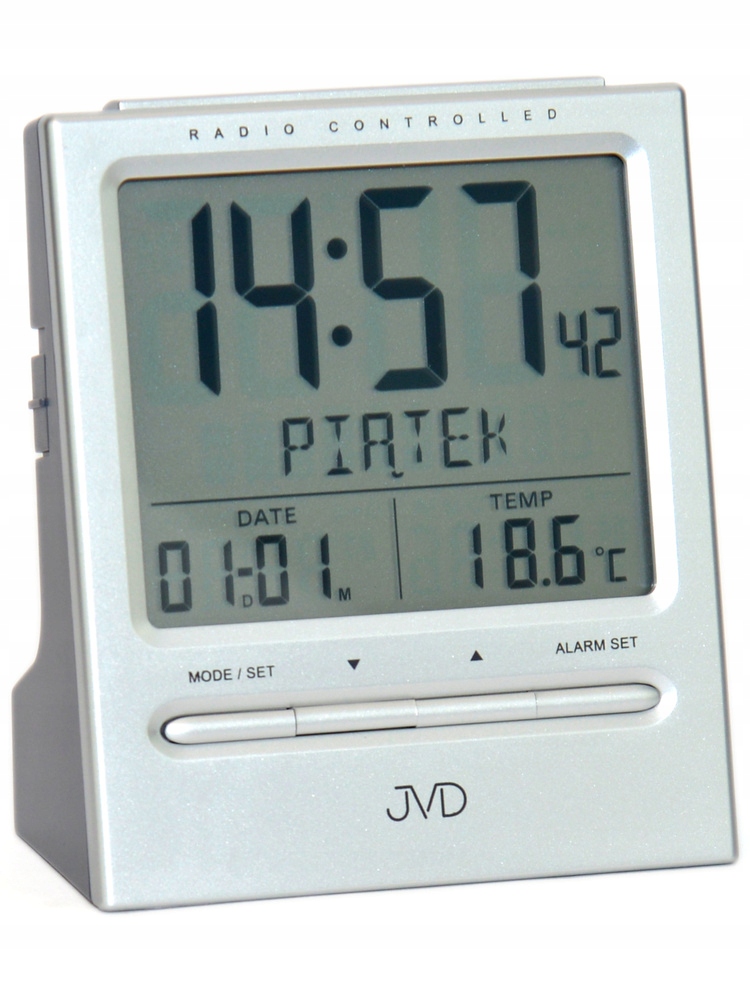 

Budzik cyfrowy sterowany radiowo Jvd RB9299.1