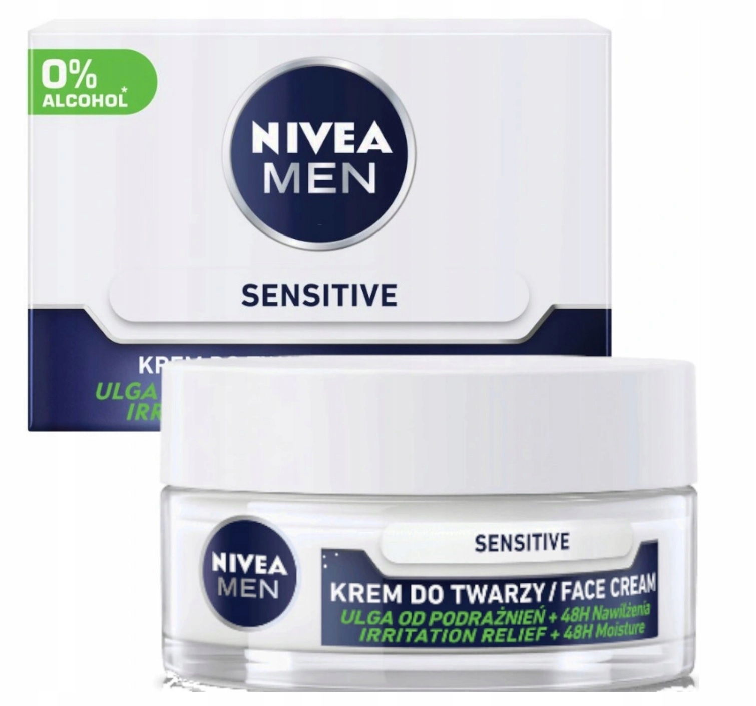 

Nivea Men Krem Sensitive Ulga Dla Podrażnień 0 Alk