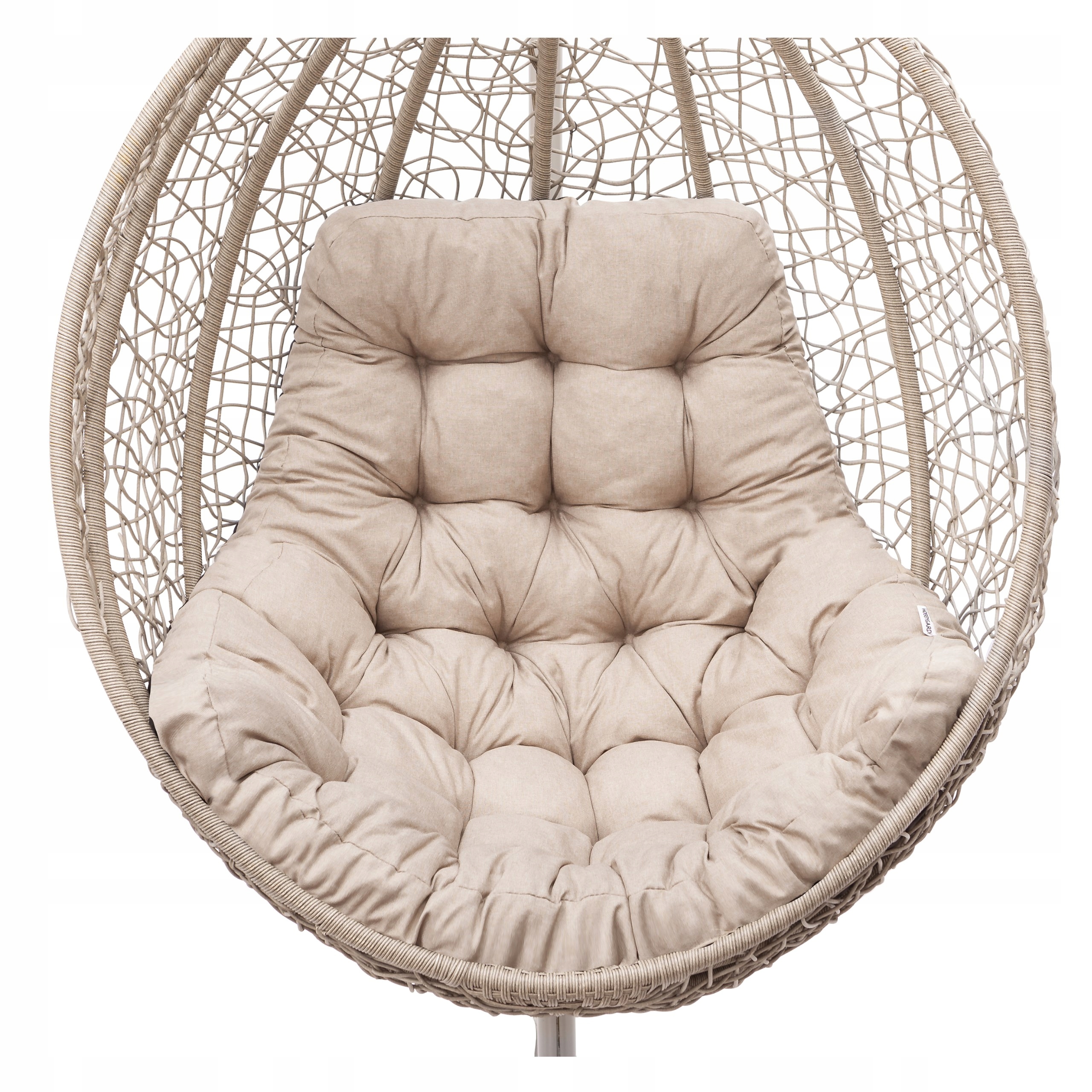 Vankúš na závesné kreslo Vodotesný na kokón na záhradnú hojdačku a kôš