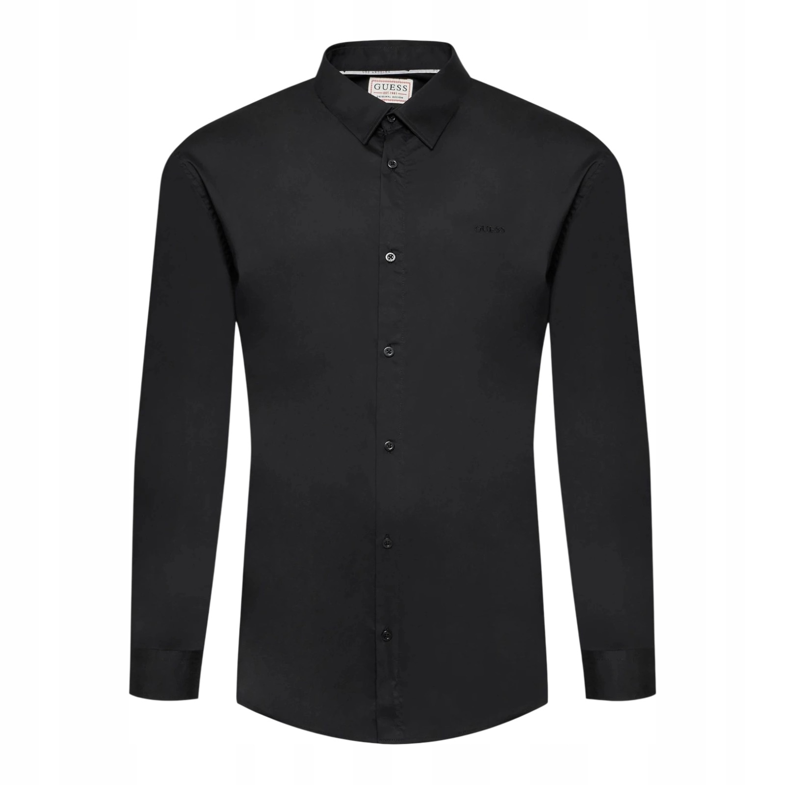 Pánská košile Guess M1YH20W7ZK1-JBLK Černá velikost L