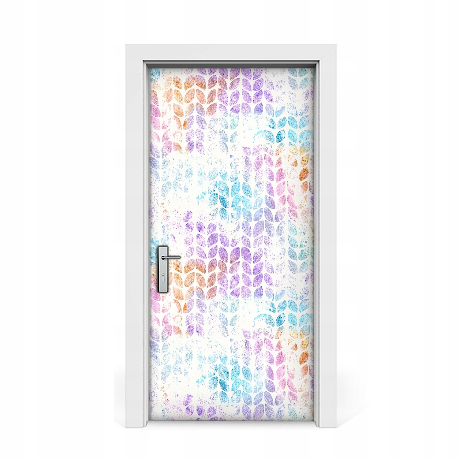 

Naklejka na drzwi okleina Liść Brokatowy 95x205