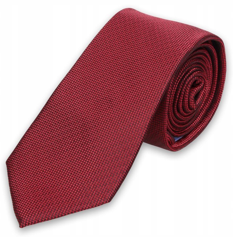 

Krawat Męski Bordowy Klasyczny Elegancki Polski