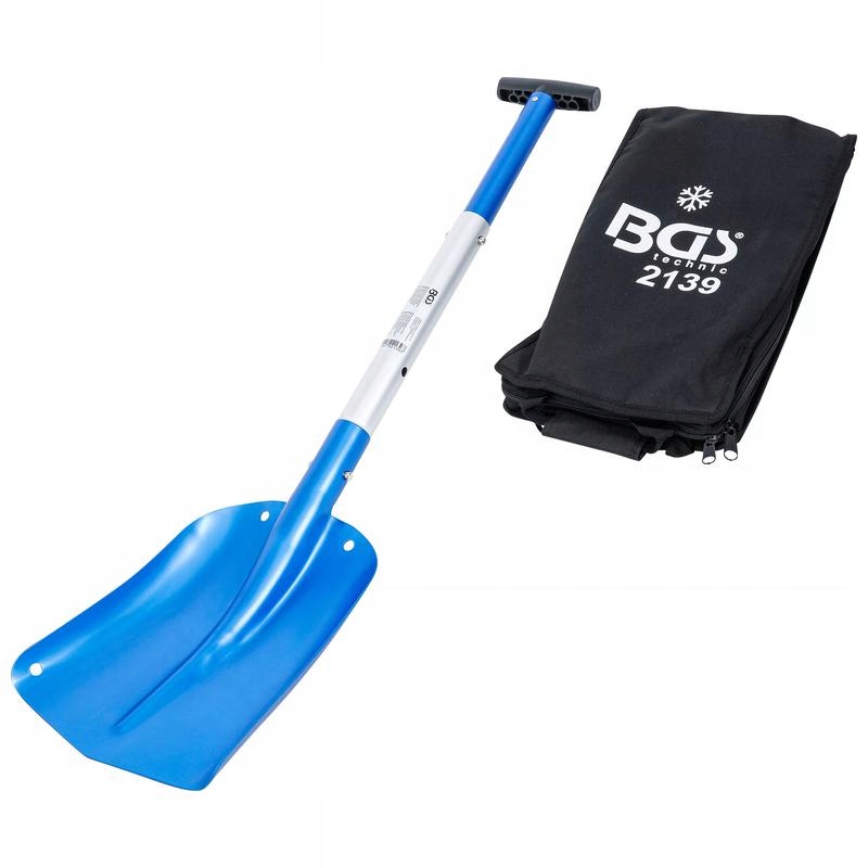 Hliníková lopatka na odklízení sněhu s nasazovací násadou Bgs 2139