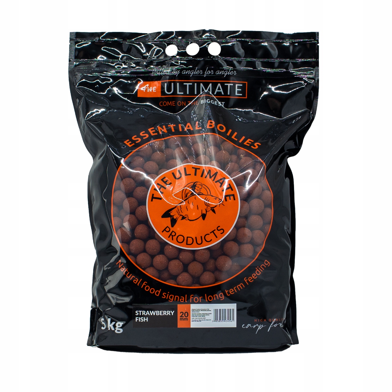 The Ultimate Kulki Essential Boilies Squid Orange 20mm 5kg